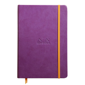 Rhodia Hardcover Notebook - A5 - Purple - Lined